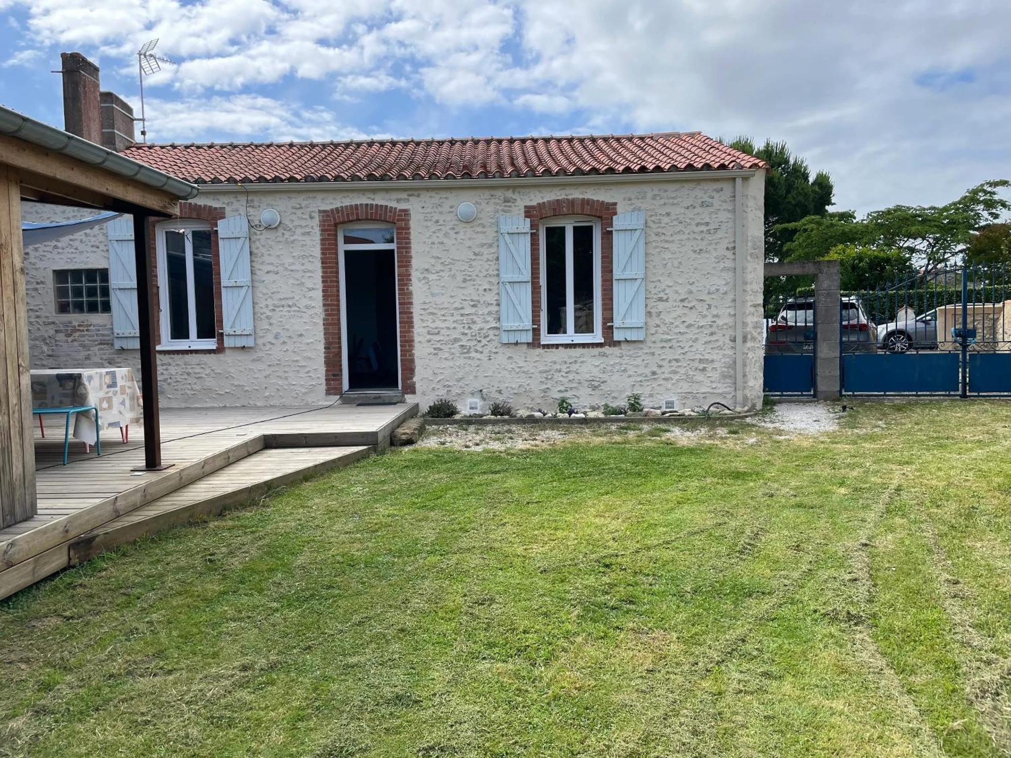Maison Confortable A Jard-Sur-Mer Avec Grand Jardin Cloture Exteriör bild